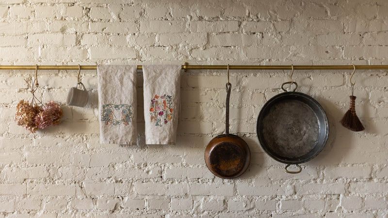 Secret Garden Tea Towel