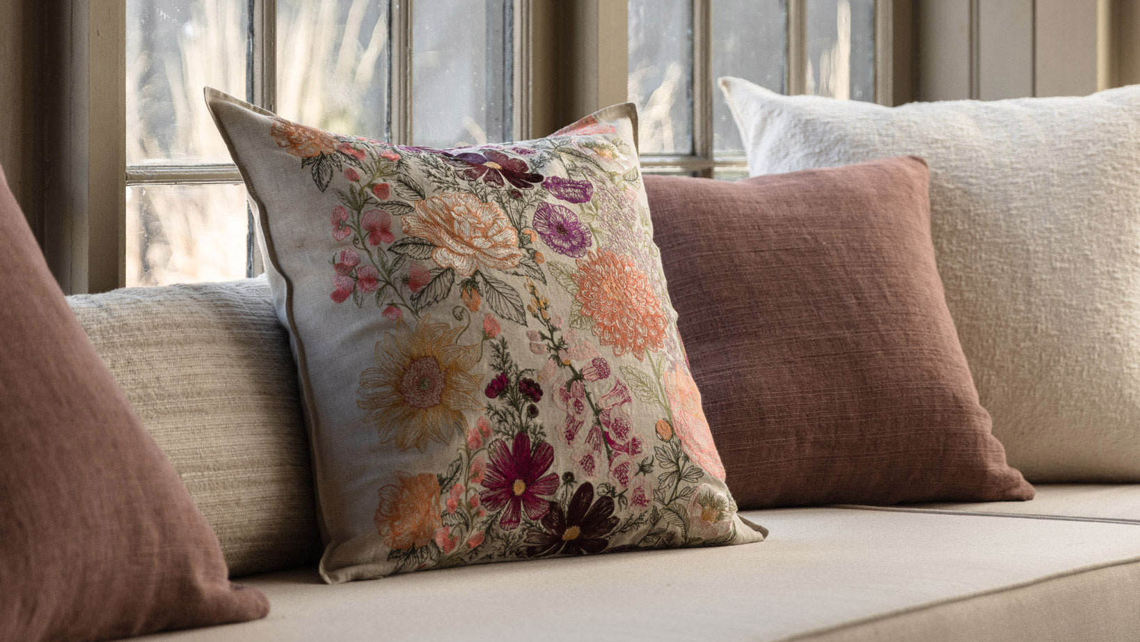 Paradise Garden Pillow