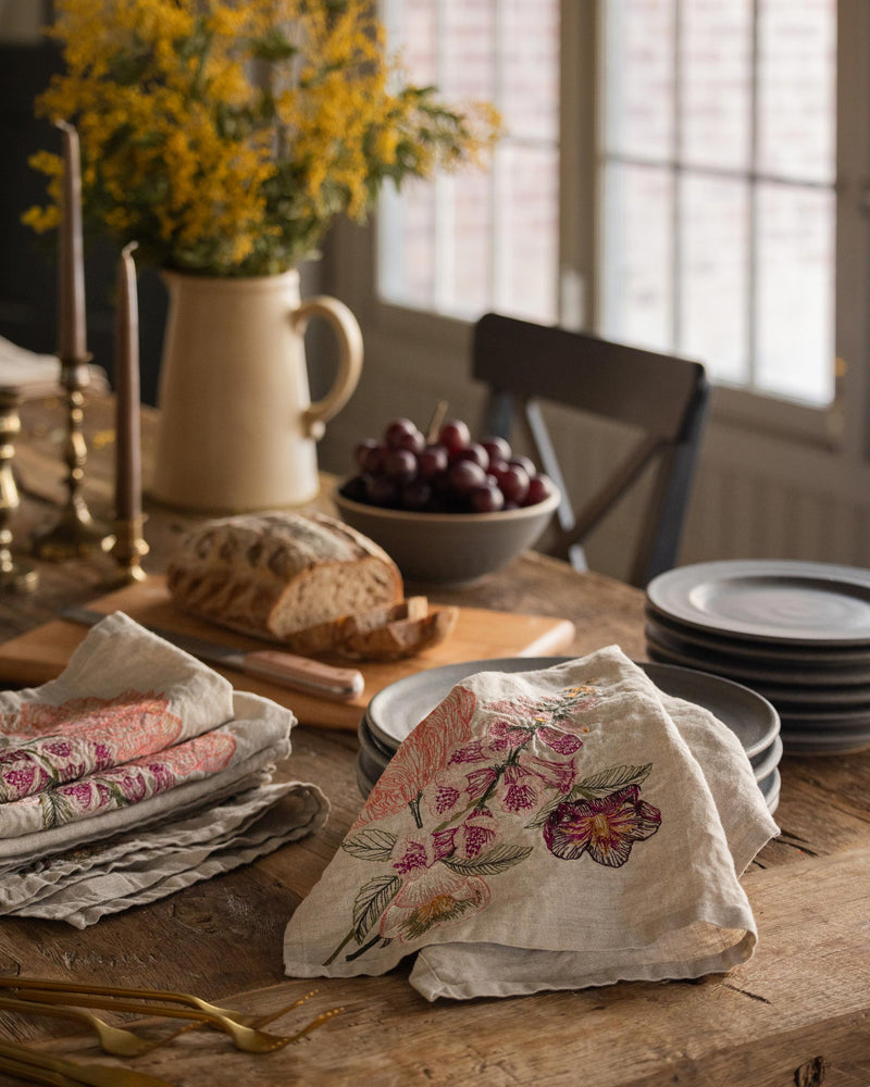 Blush Bouquet Dinner Napkin