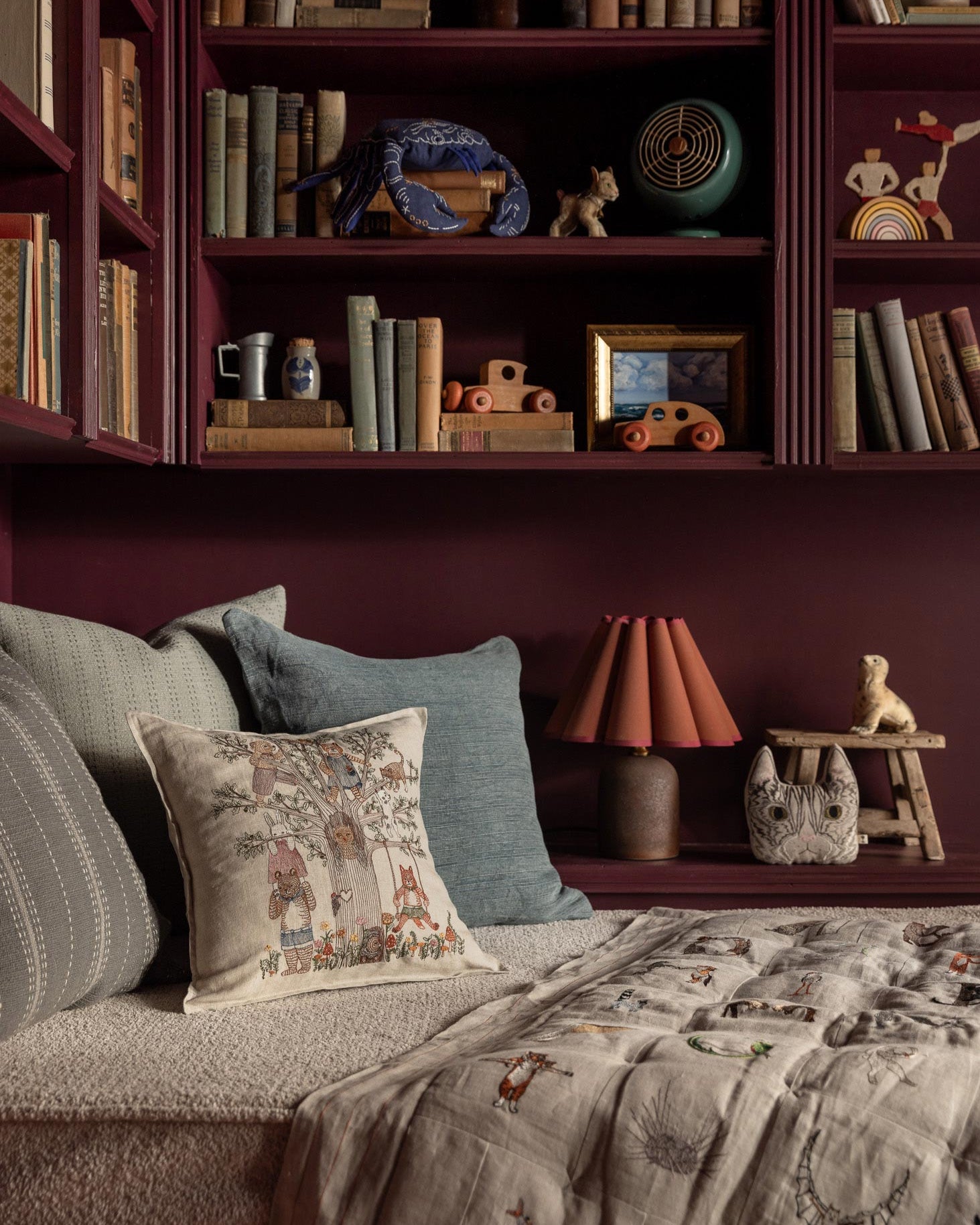 Tabby Cat Tiny Pillow