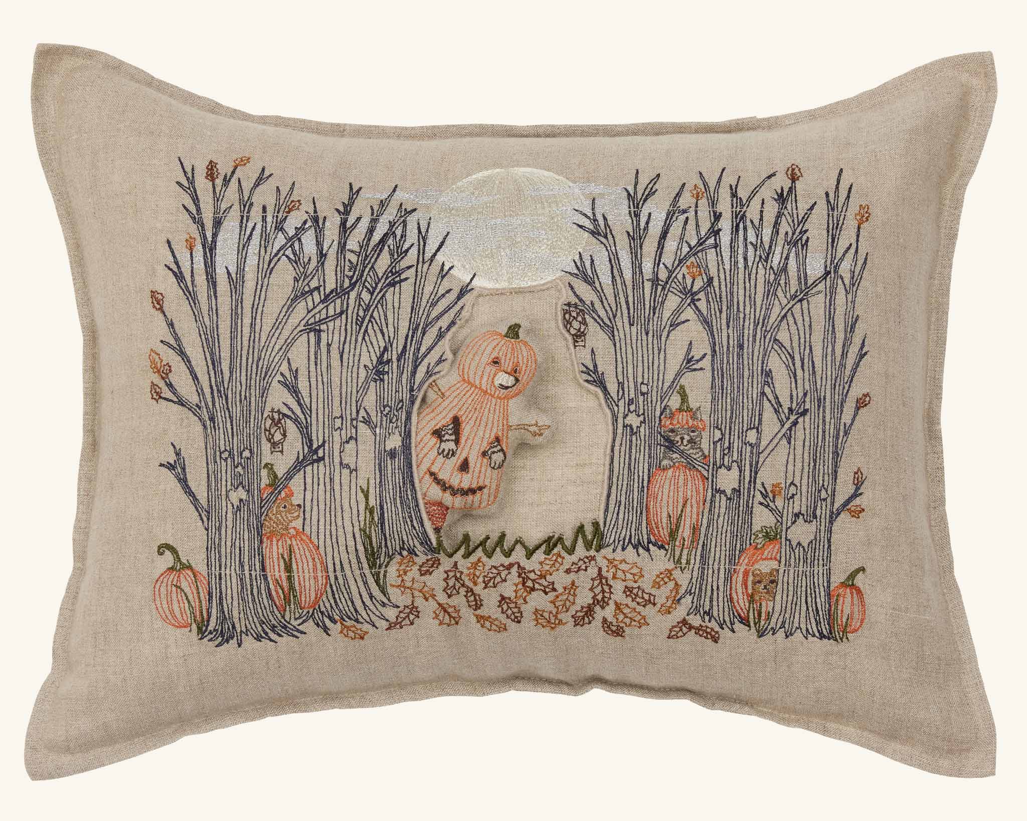 Spooky Forest Pocket Pillow