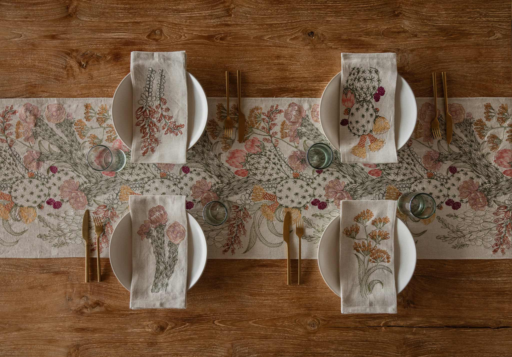 Cholla Cactus Bloom Tea Towel