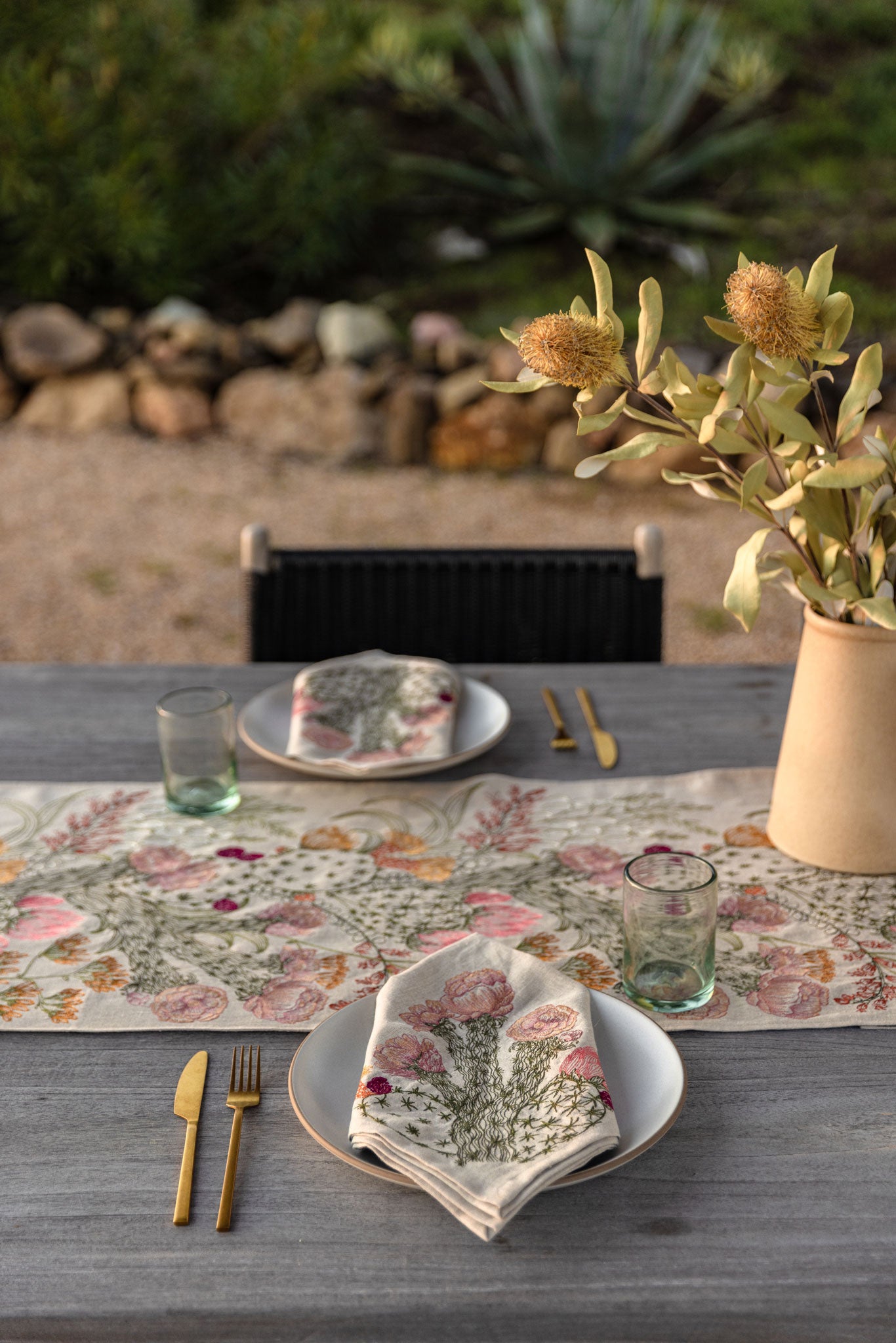 Desert Blooms Dinner Napkin | コーラル & タスク – Coral & Tusk Desert Blooms Dinner Napkin | コーラル & タスク – Coral & Tusk