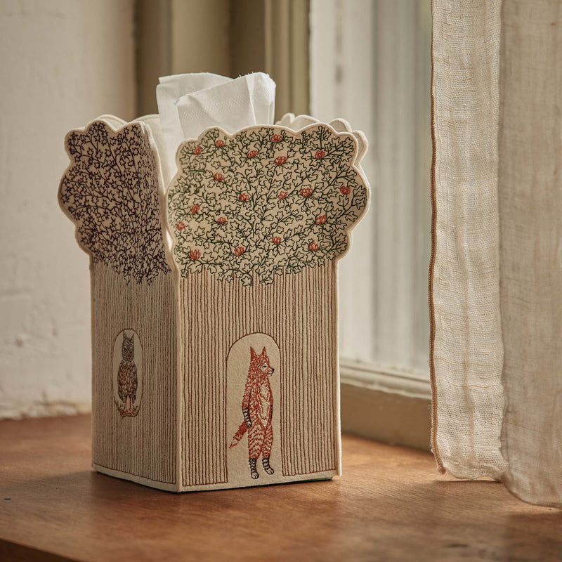 Treehouse Tissue Box Cover