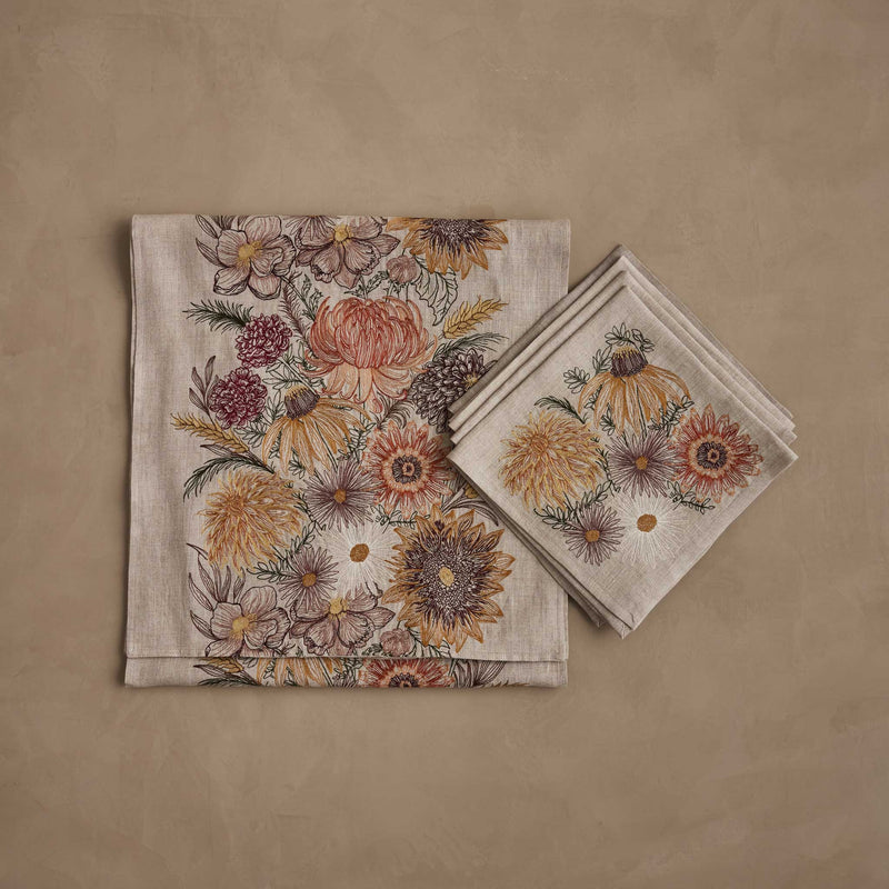Autumn Blossoms Table Linens Set