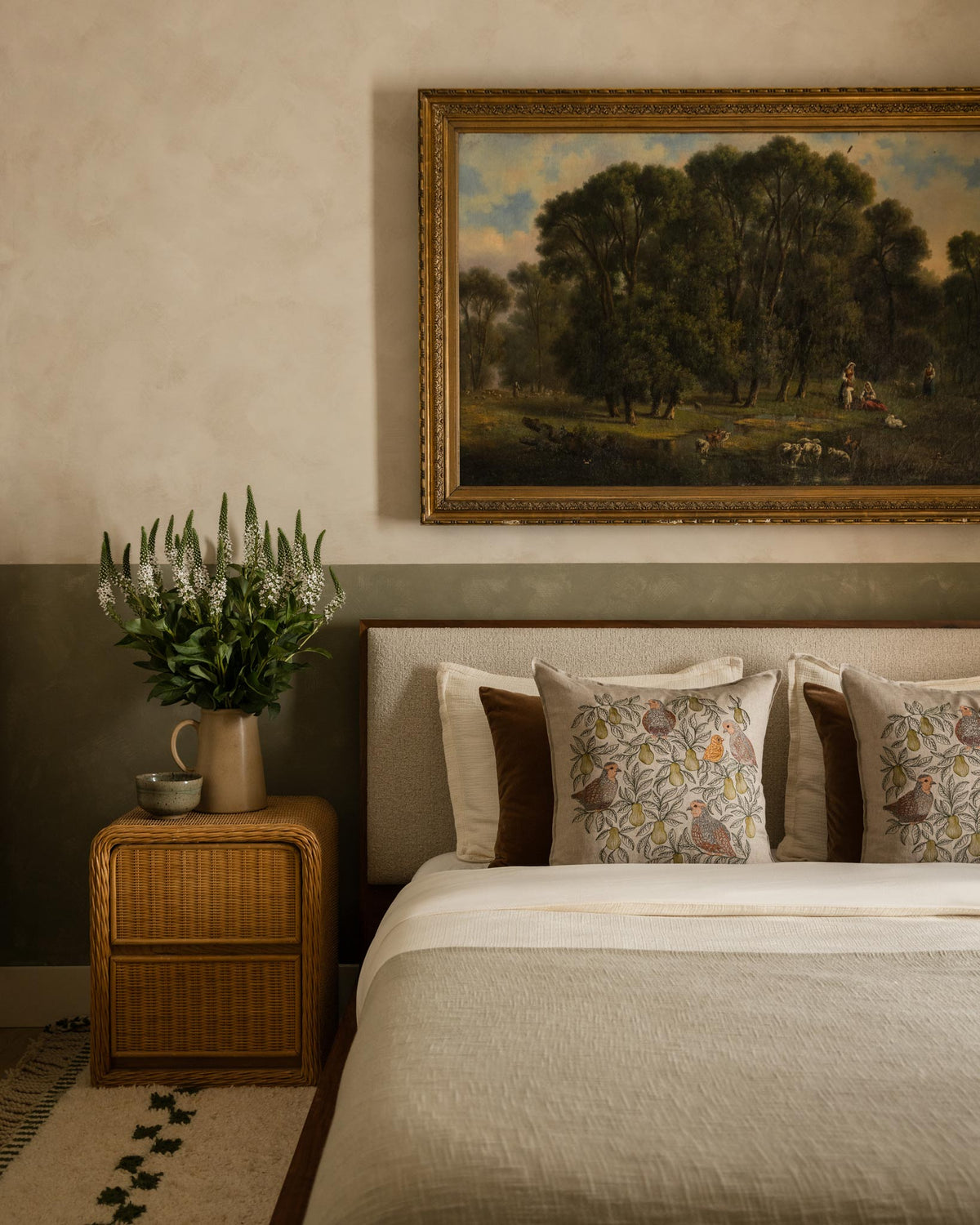 Partridge in a Pear Tree Pillow