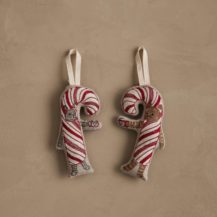 Candy Cane Ornament Set