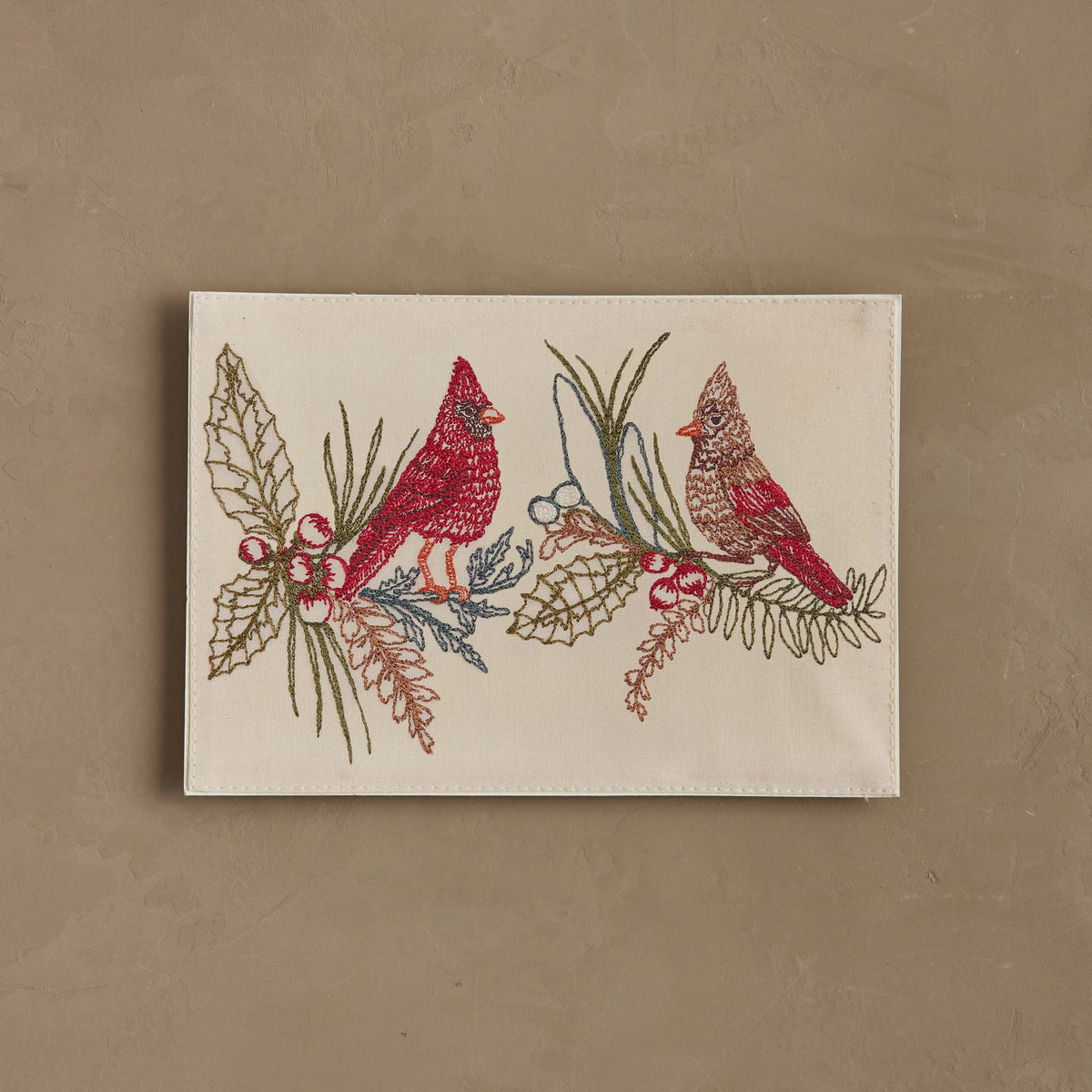 Christmas Cardinals Card