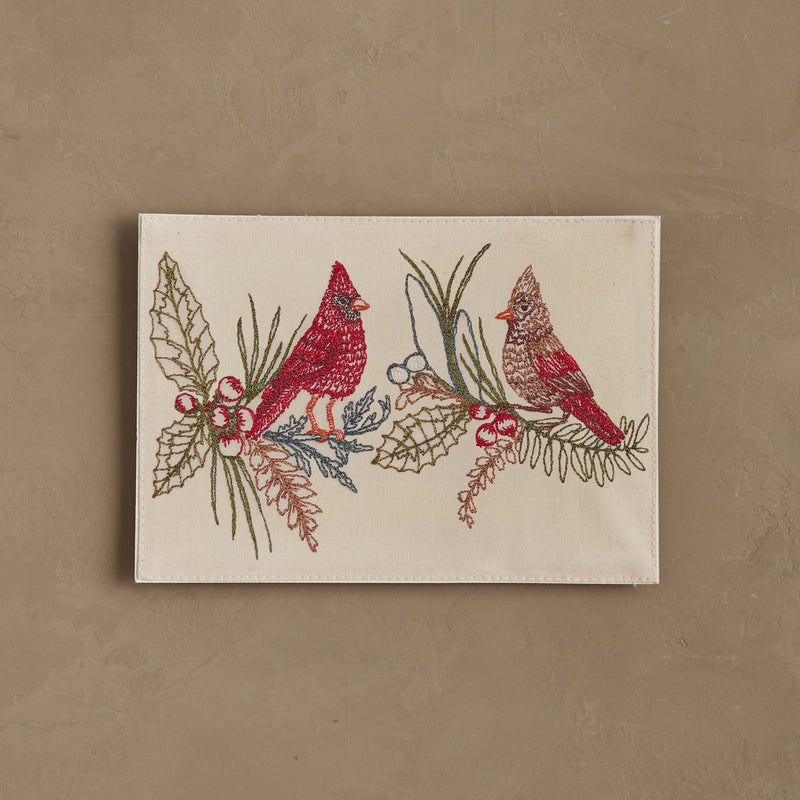 Christmas Cardinals Card