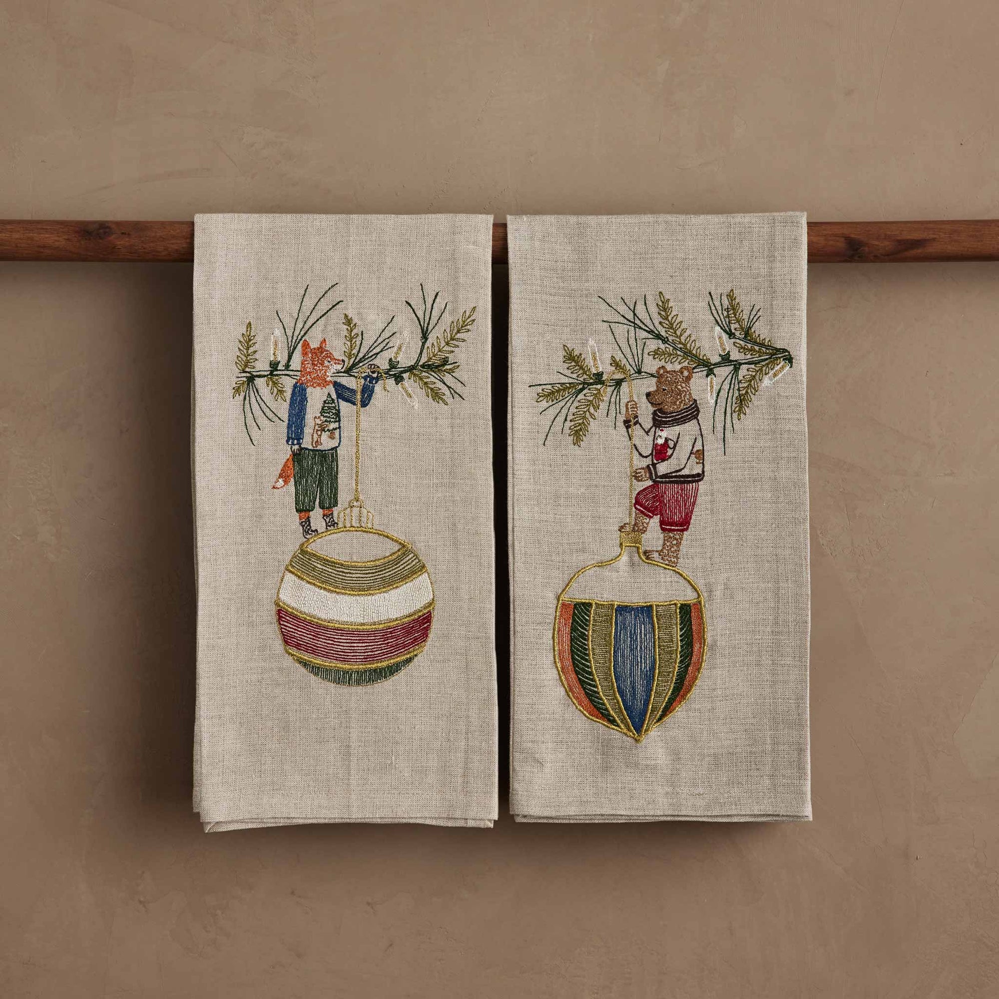 Deck the Halls Tea Towel Set