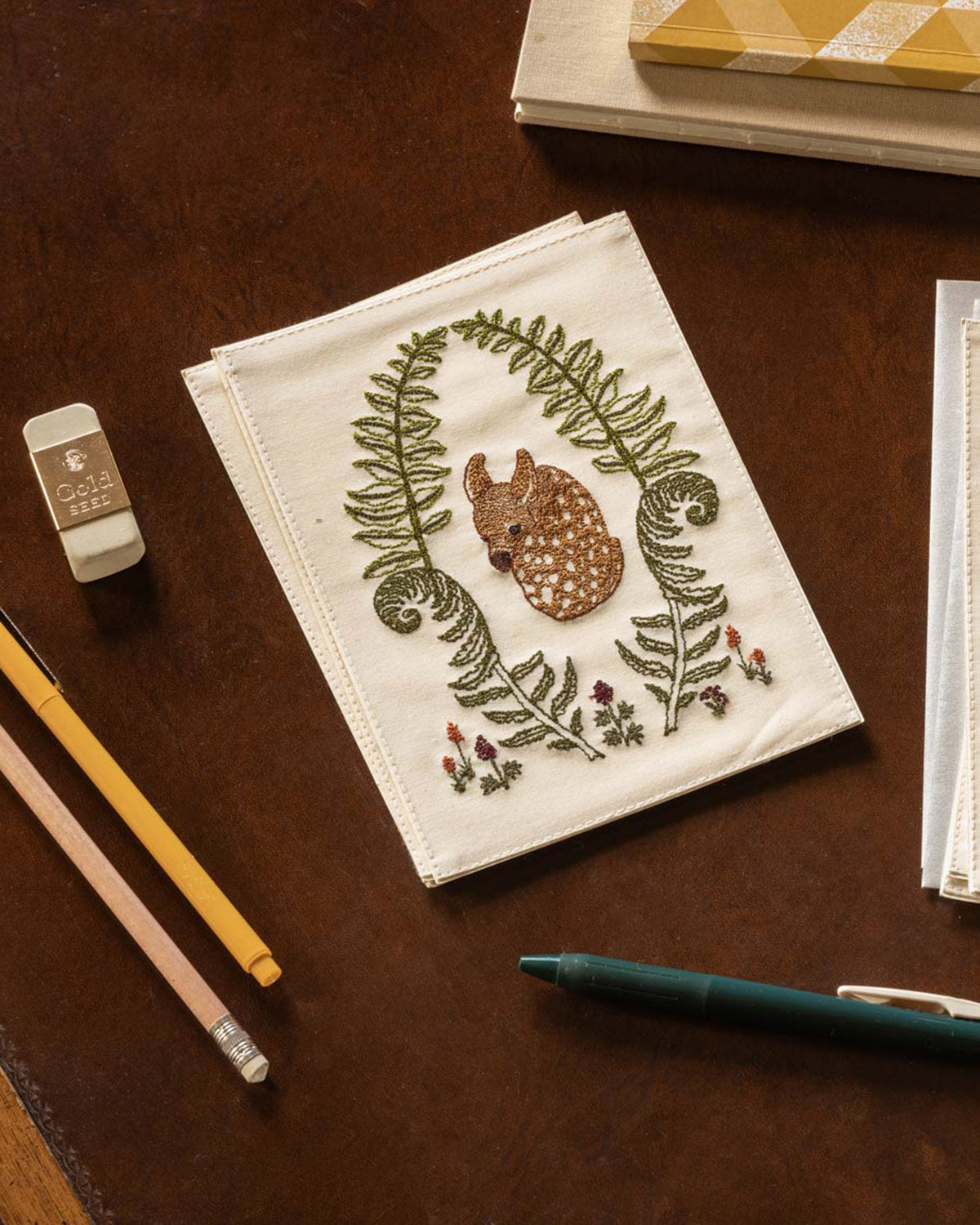 Fawn in Ferns Card