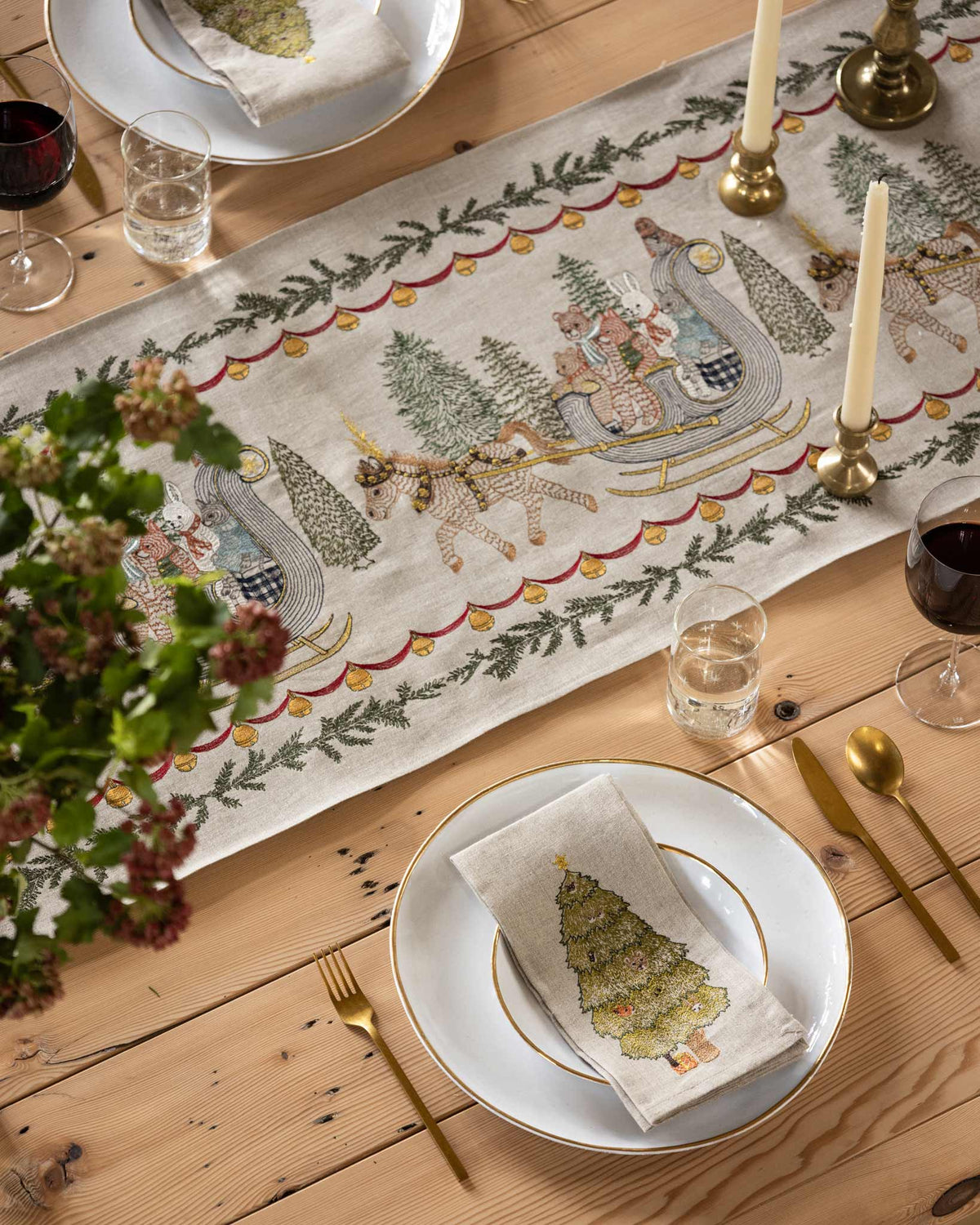 Peek a Tree Dinner Napkin