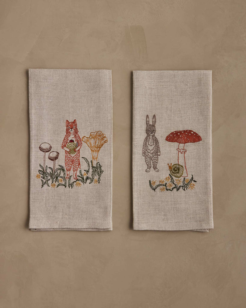Mushrooms and Friends Tea Towel Set