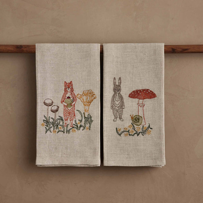 Mushrooms and Friends Tea Towel Set