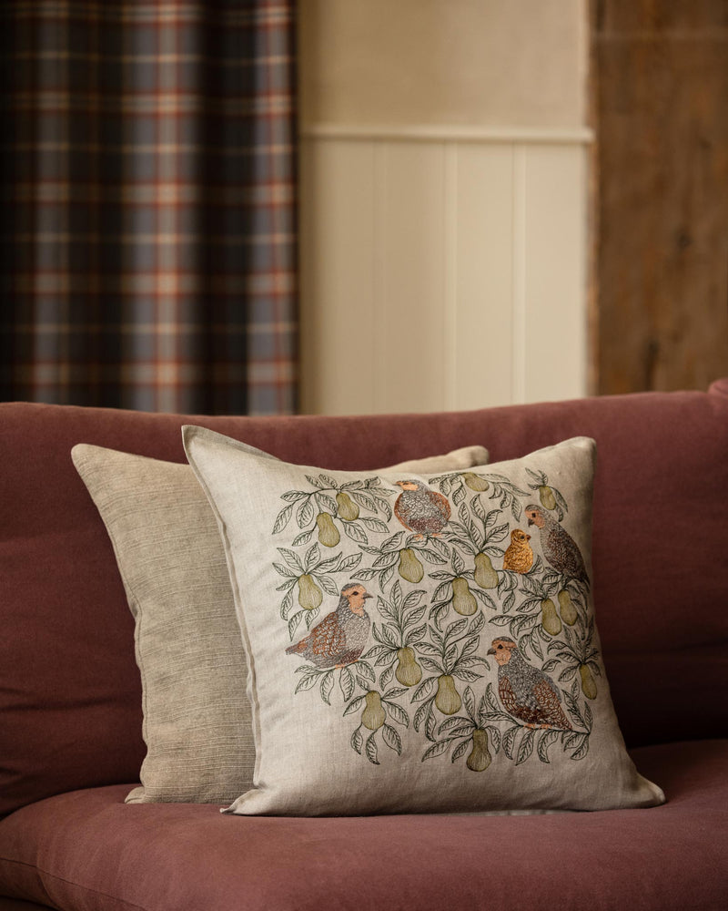 Partridge in a Pear Tree Pillow