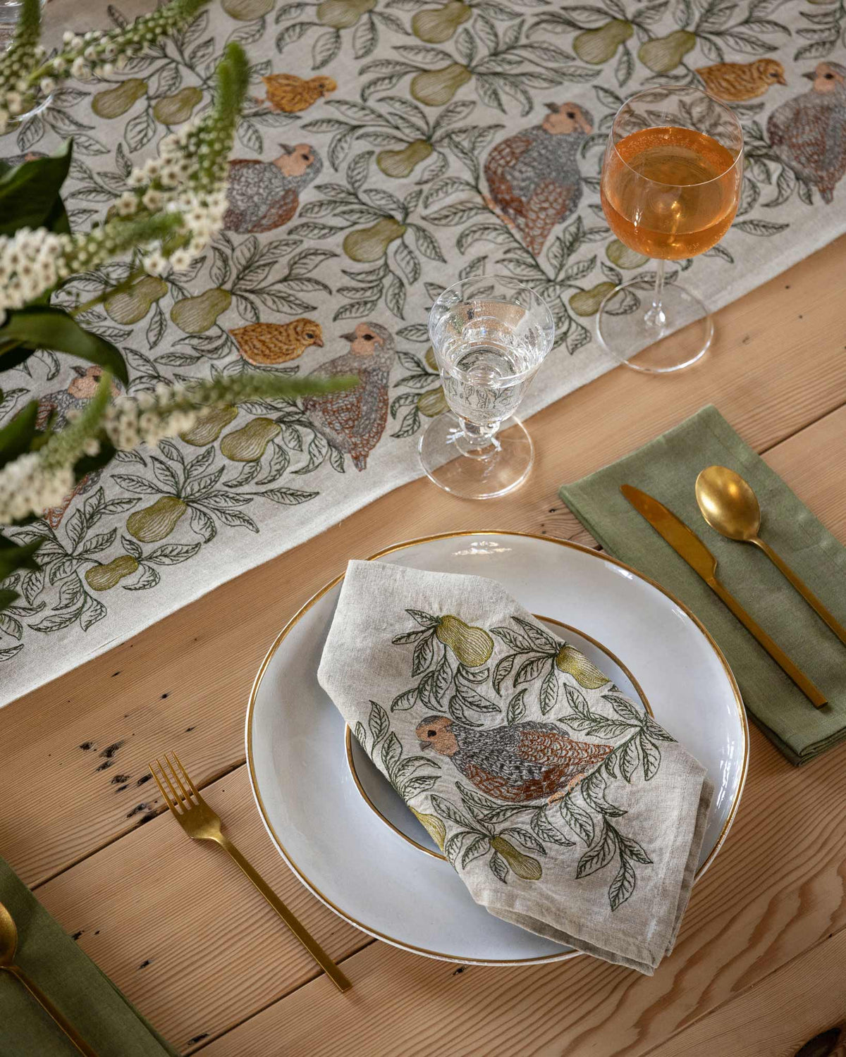 Partridge in a Pear Tree Dinner Napkin