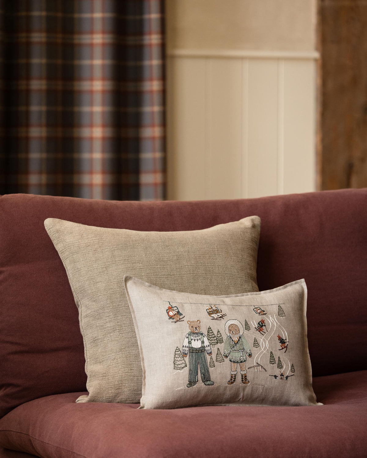 Ski Slope Pillow