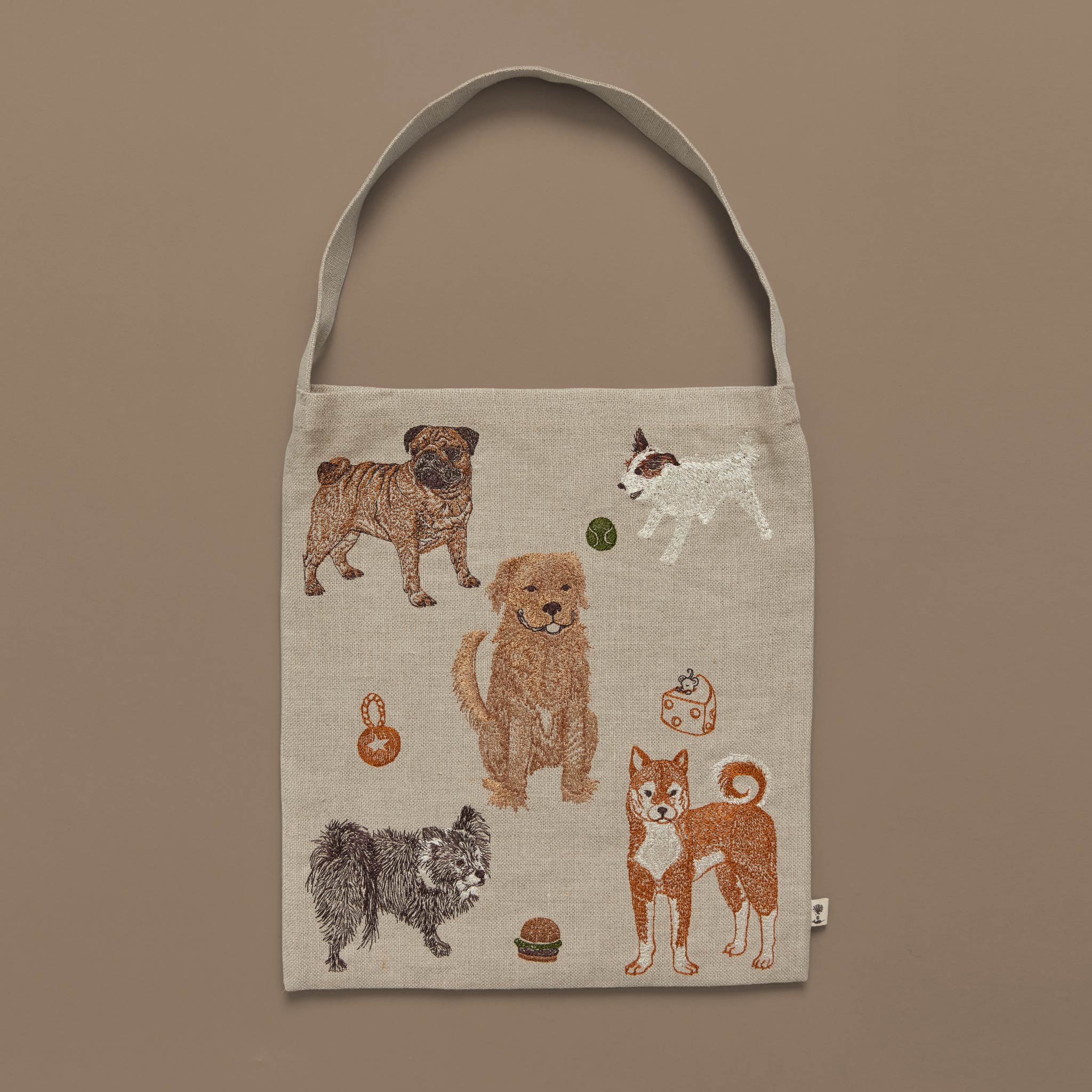 Dogs and Toys Tote Bag