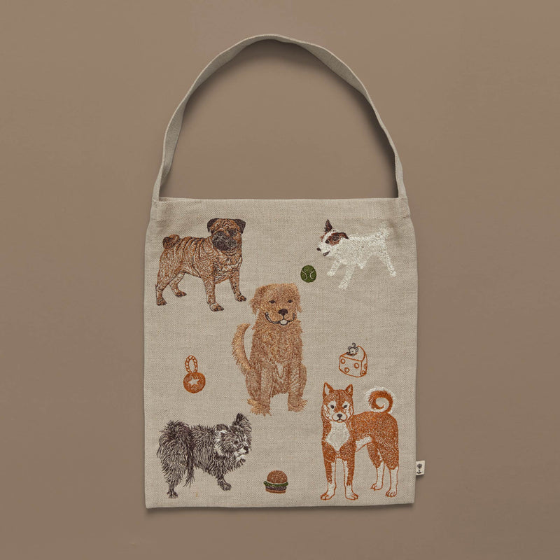 Dogs and Toys Tote Bag