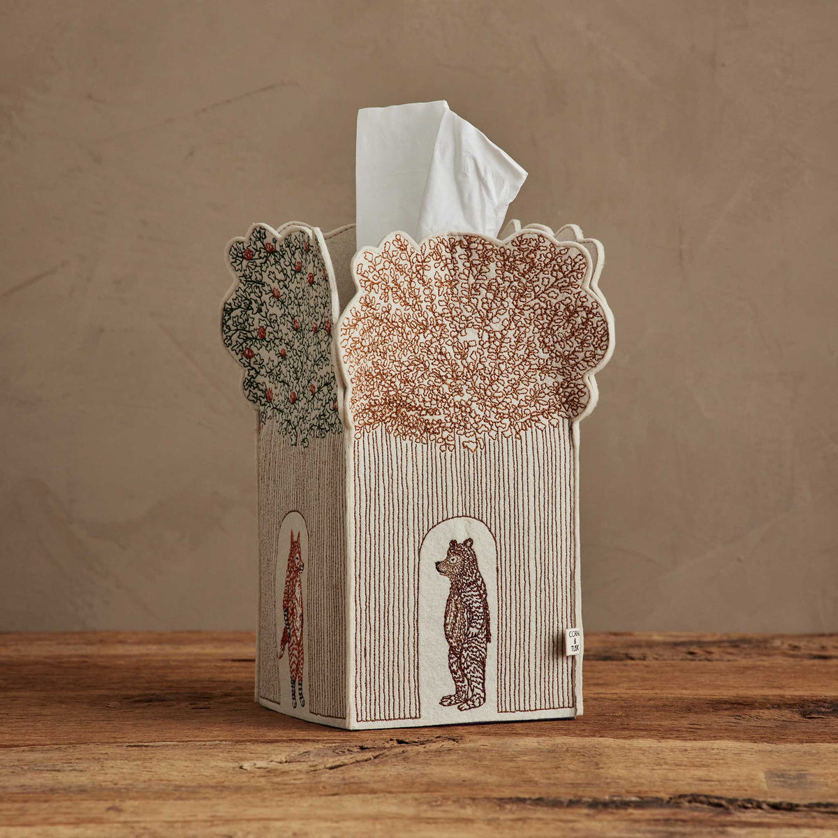Treehouse Tissue Box Cover