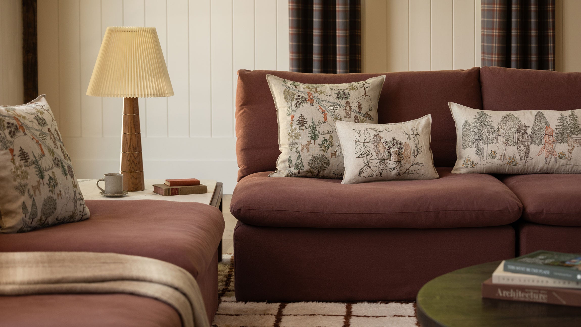 Briar Bears Pocket Pillow | Coral & Tusk
