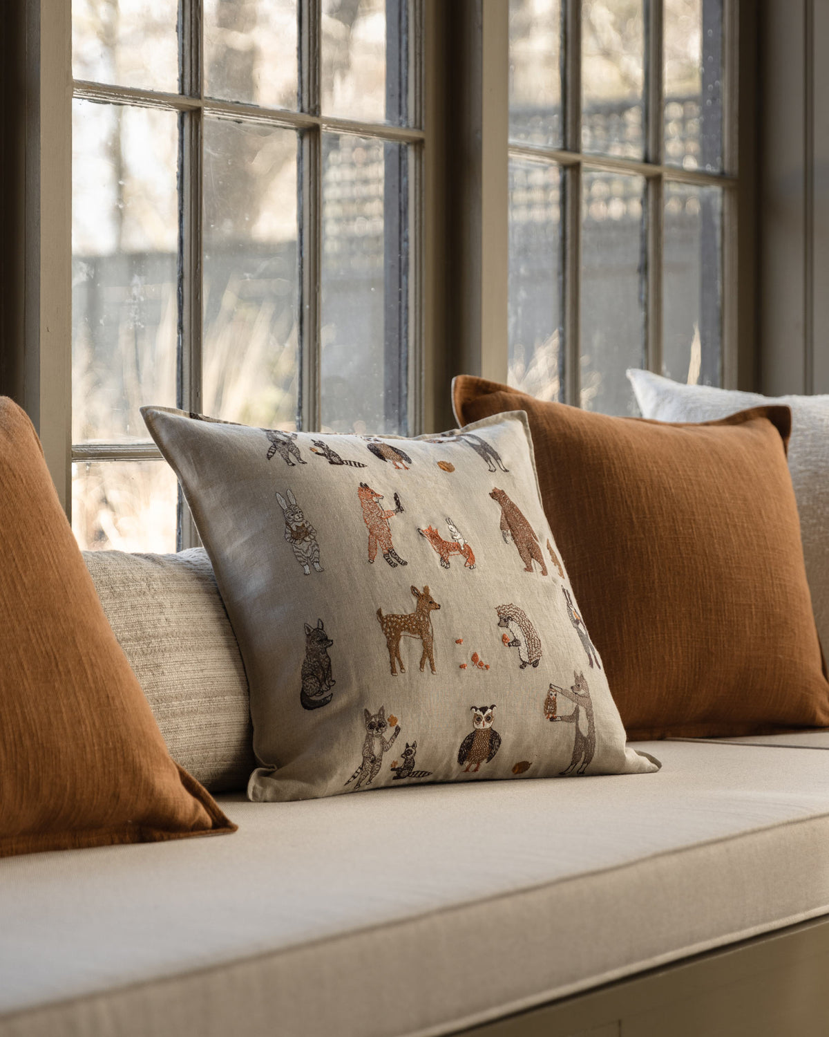 Woodland Friends Pillow