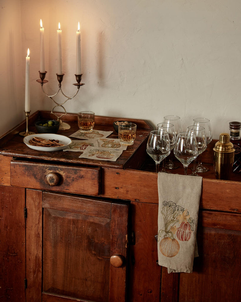Pumpkin Patch Cocktail Napkin Set