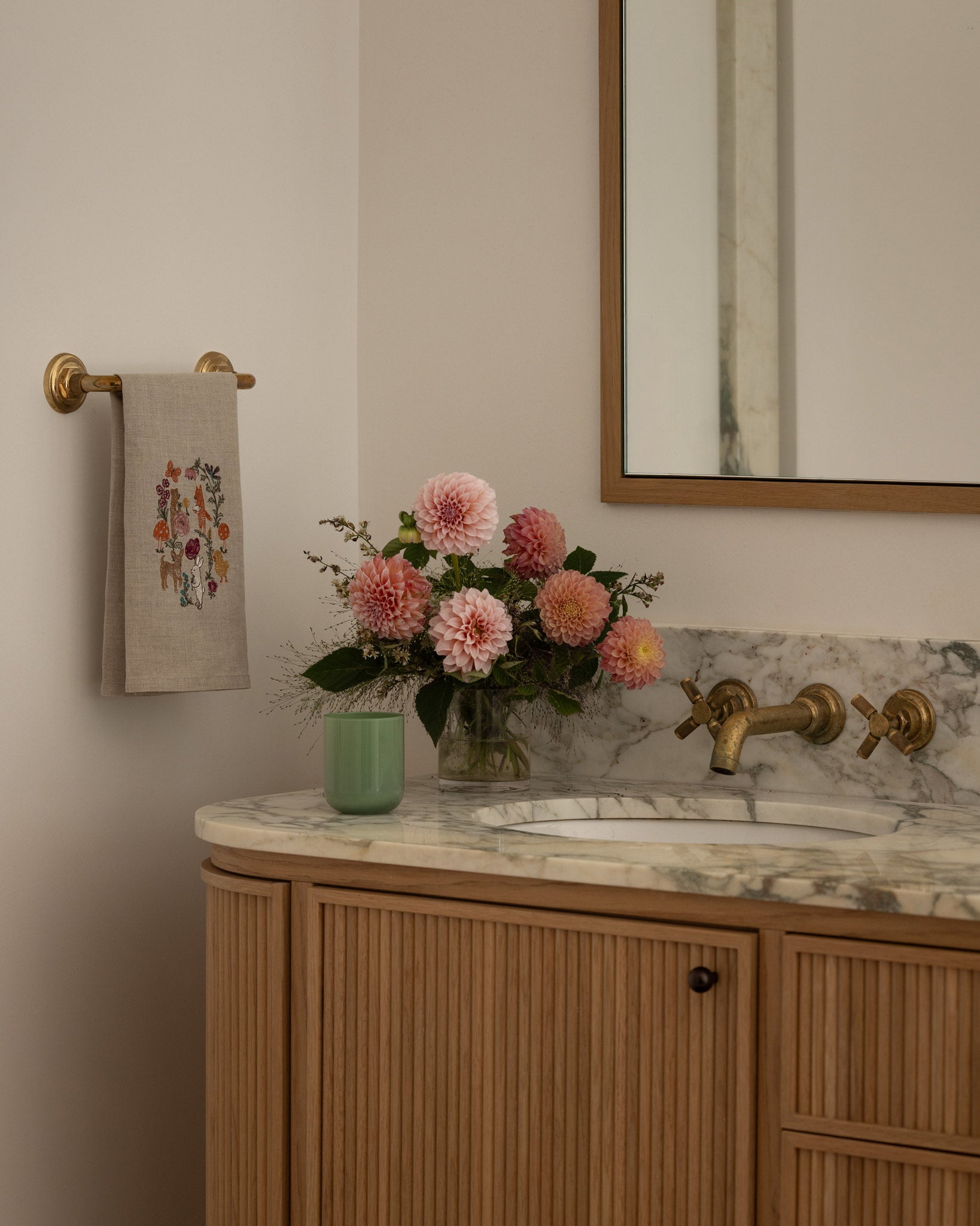 Secret Garden Tea Towel