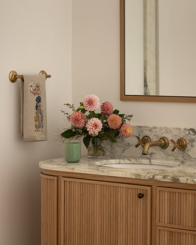 Spring Parade Bluebonnet Tea Towel