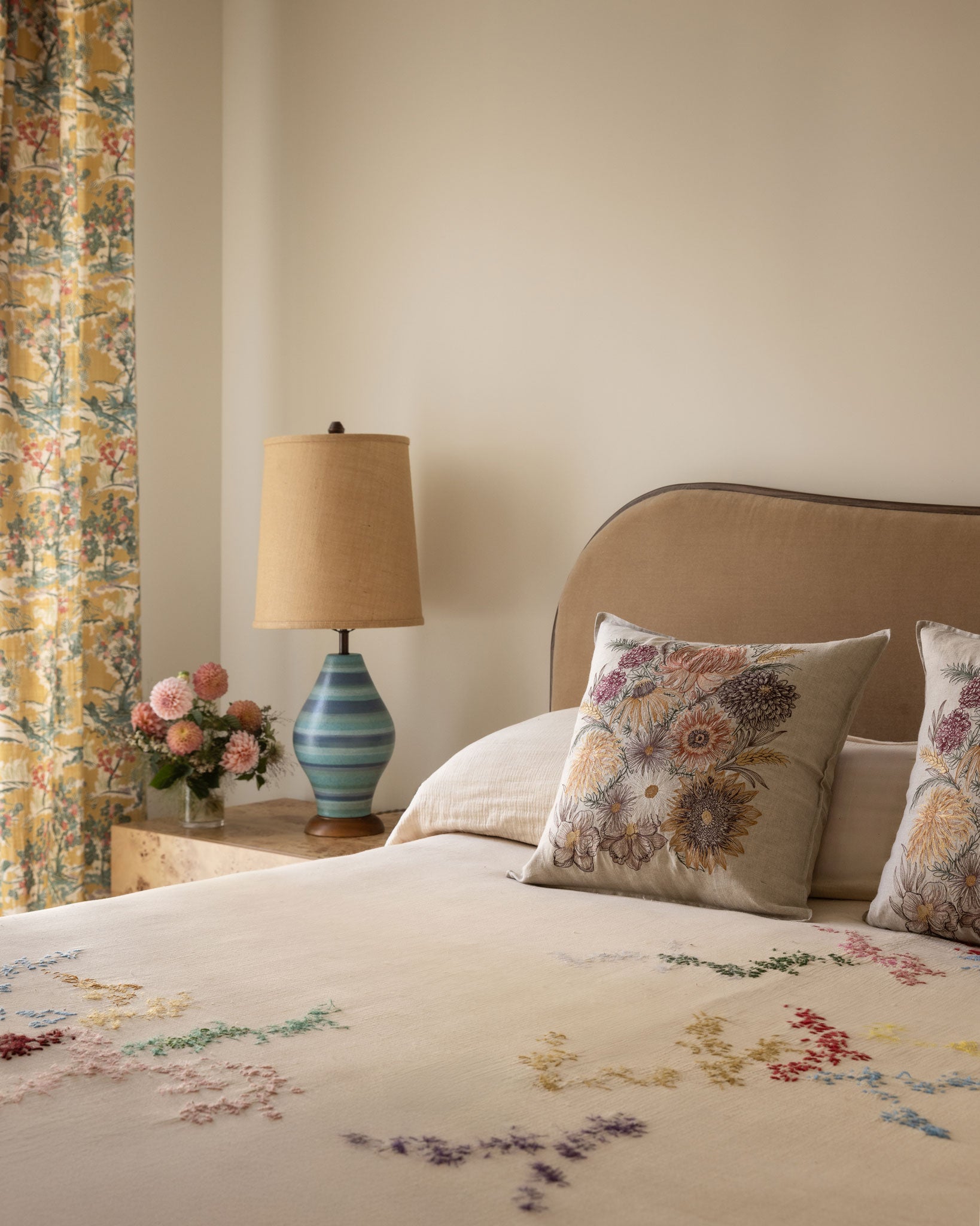 Autumn Blossoms Pillow