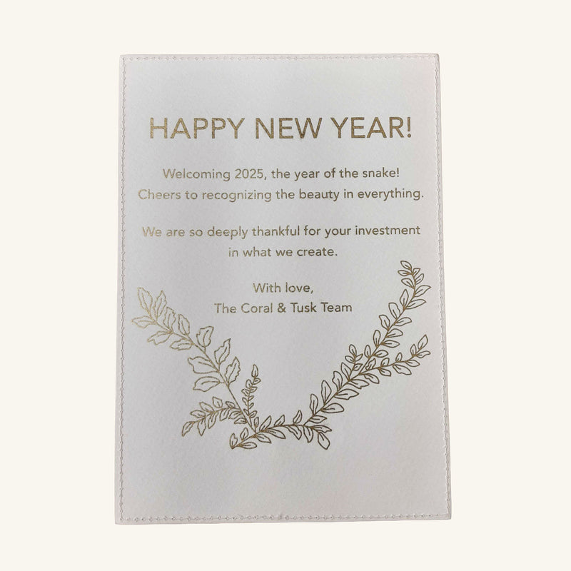 Seconds Sale Garter Snake Card #2 - NEW YEARS MESSAGE ON BACK
