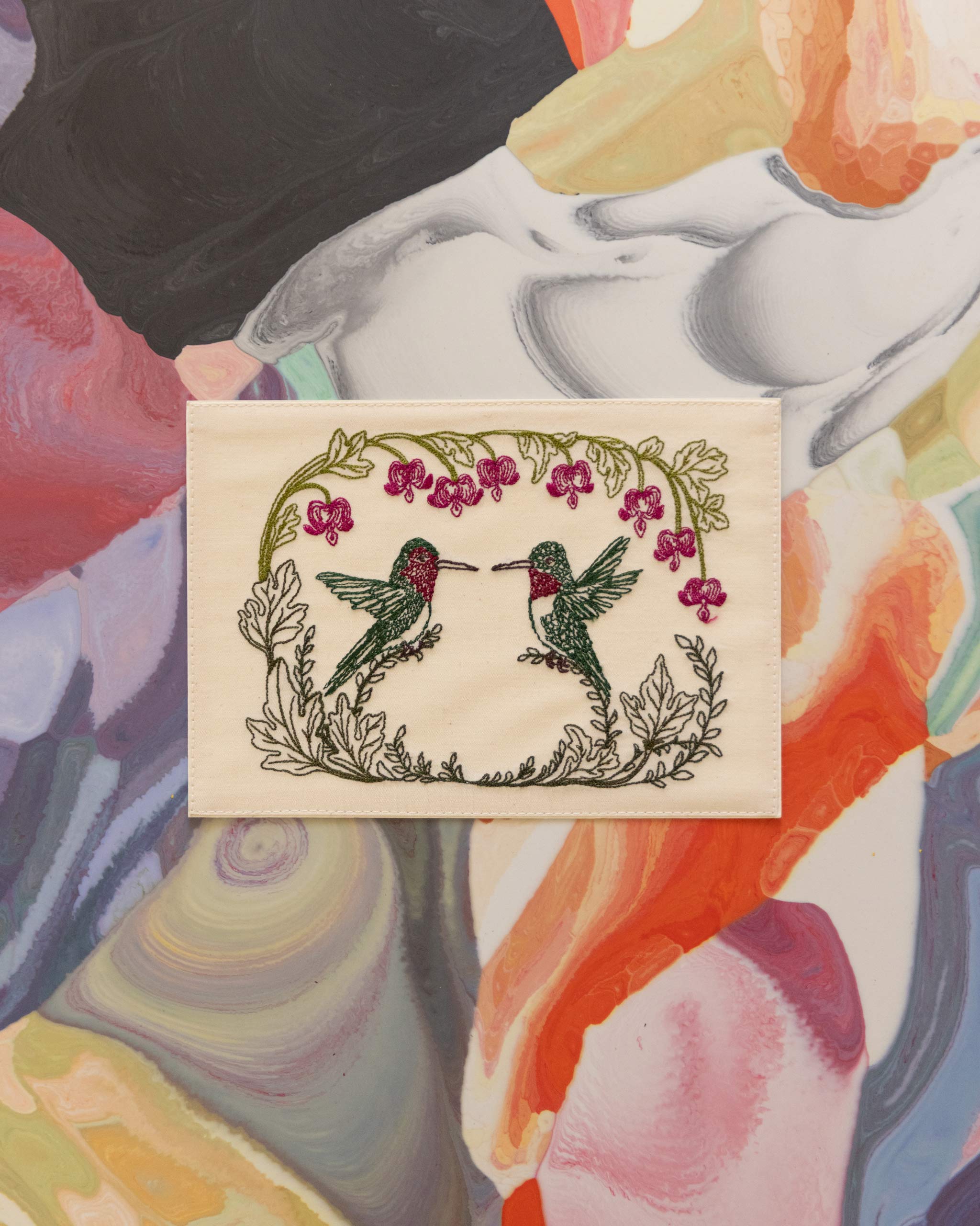 Coral & Tusk クッションカバー Hummingbird Hearts Hummingbird Hearts Card | Coral & Tusk