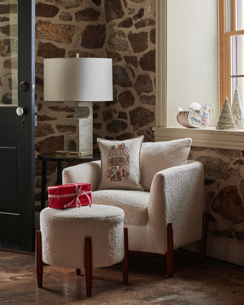 North Pole Toy Workshop Pocket Pillow