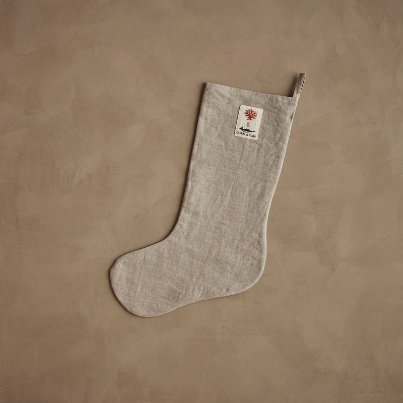 Santa on Donkey Large Stocking
