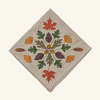 Seconds Sale Pressed Leaves Dinner Napkin
