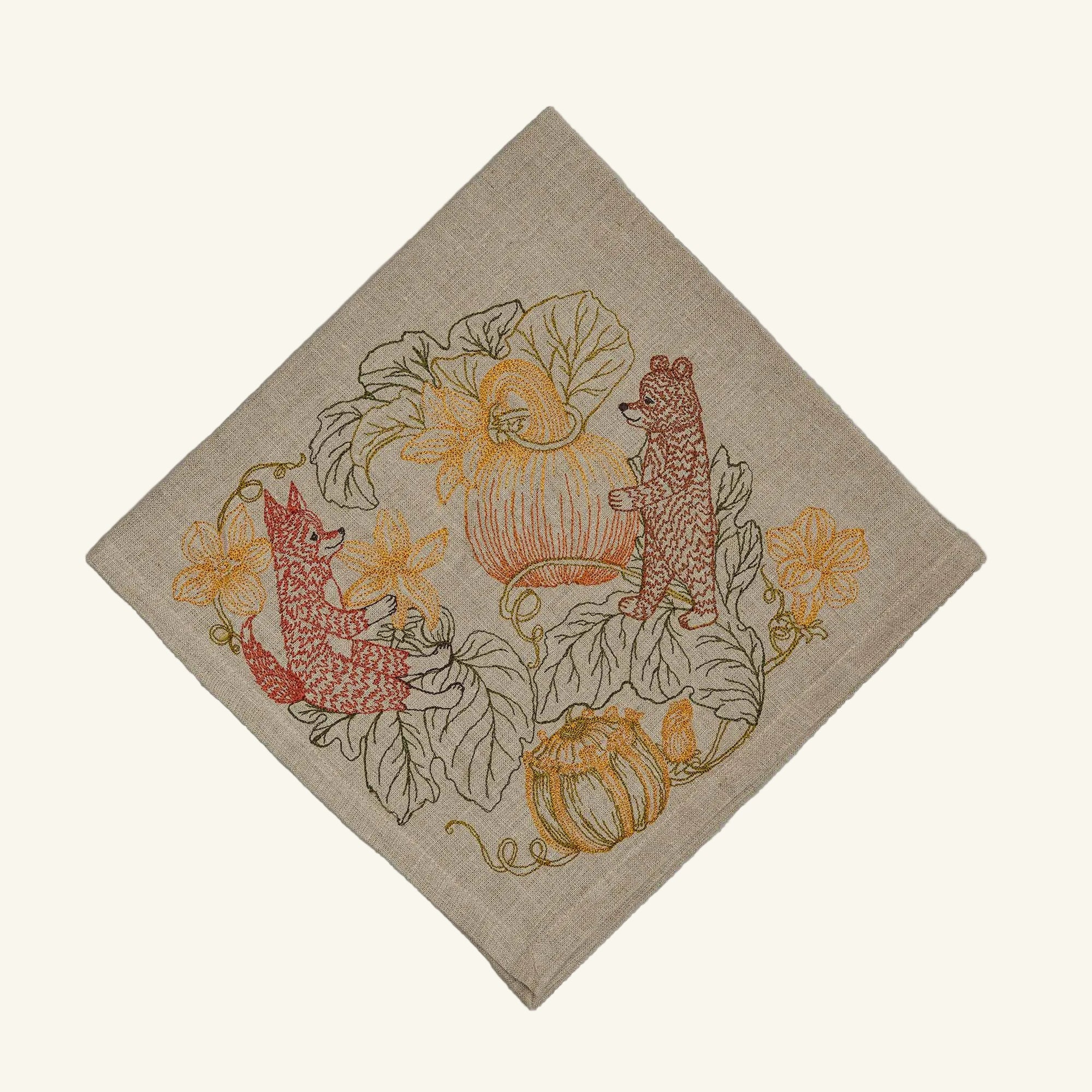 Seconds Sale Pumpkin Patch Dinner Napkin - Washed
