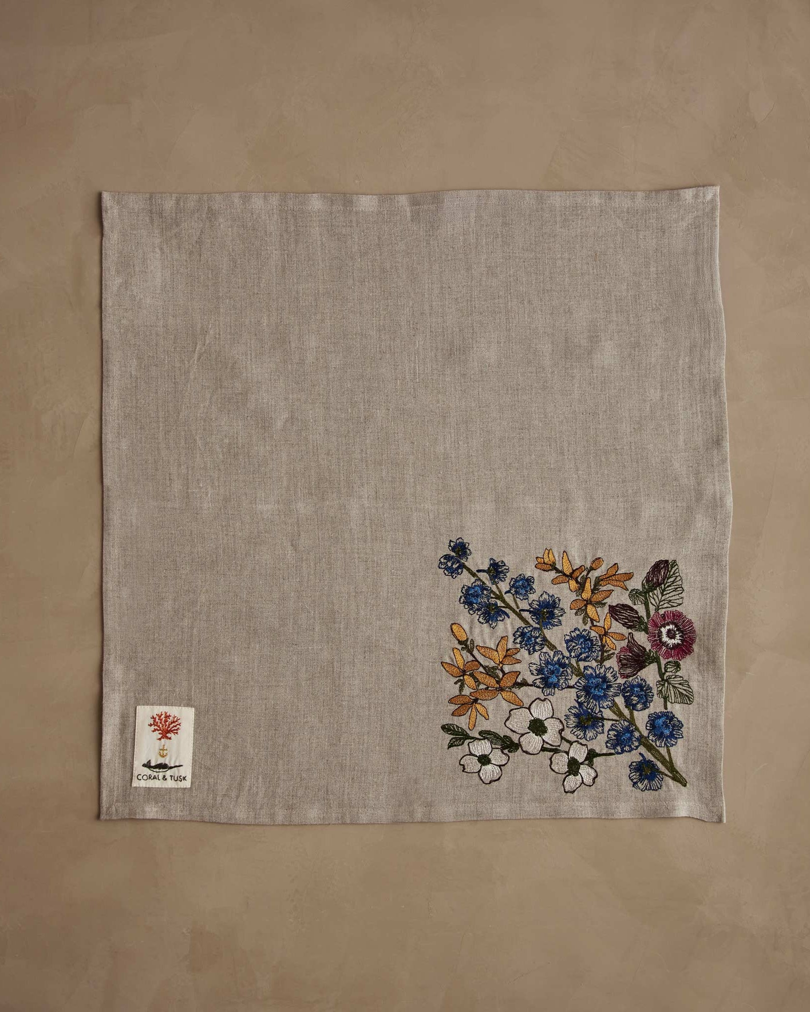 Coral & Tusk Dinner Napkin
