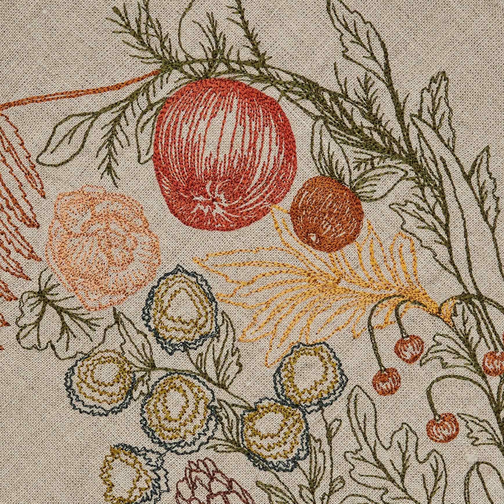 Coral & Tusk Winter Vine Dinner Napkin