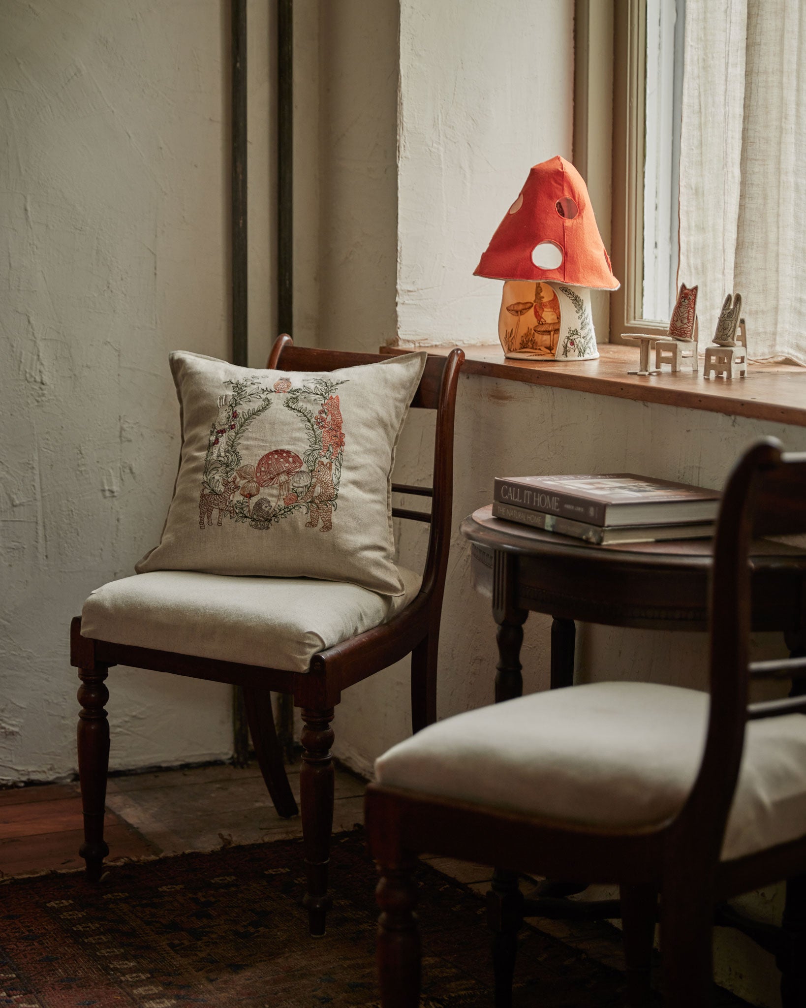 Woodland Living Tree Pillow | Coral & Tusk