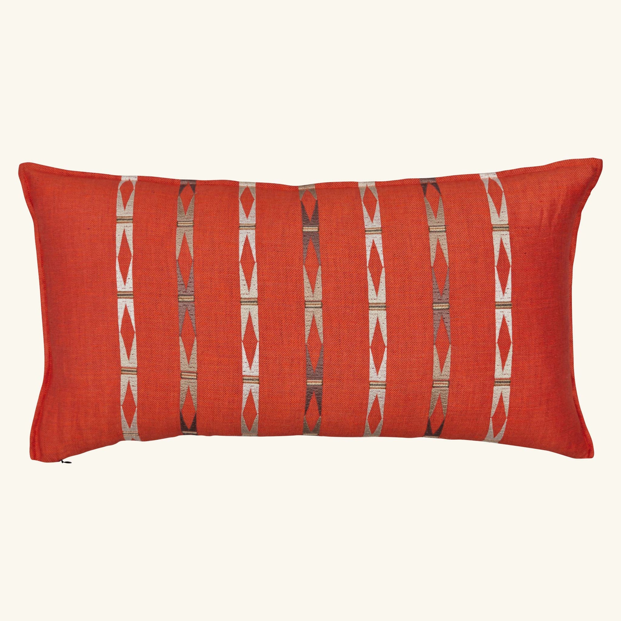 Seconds Sale Laramie Stripe Vermilion Pillow