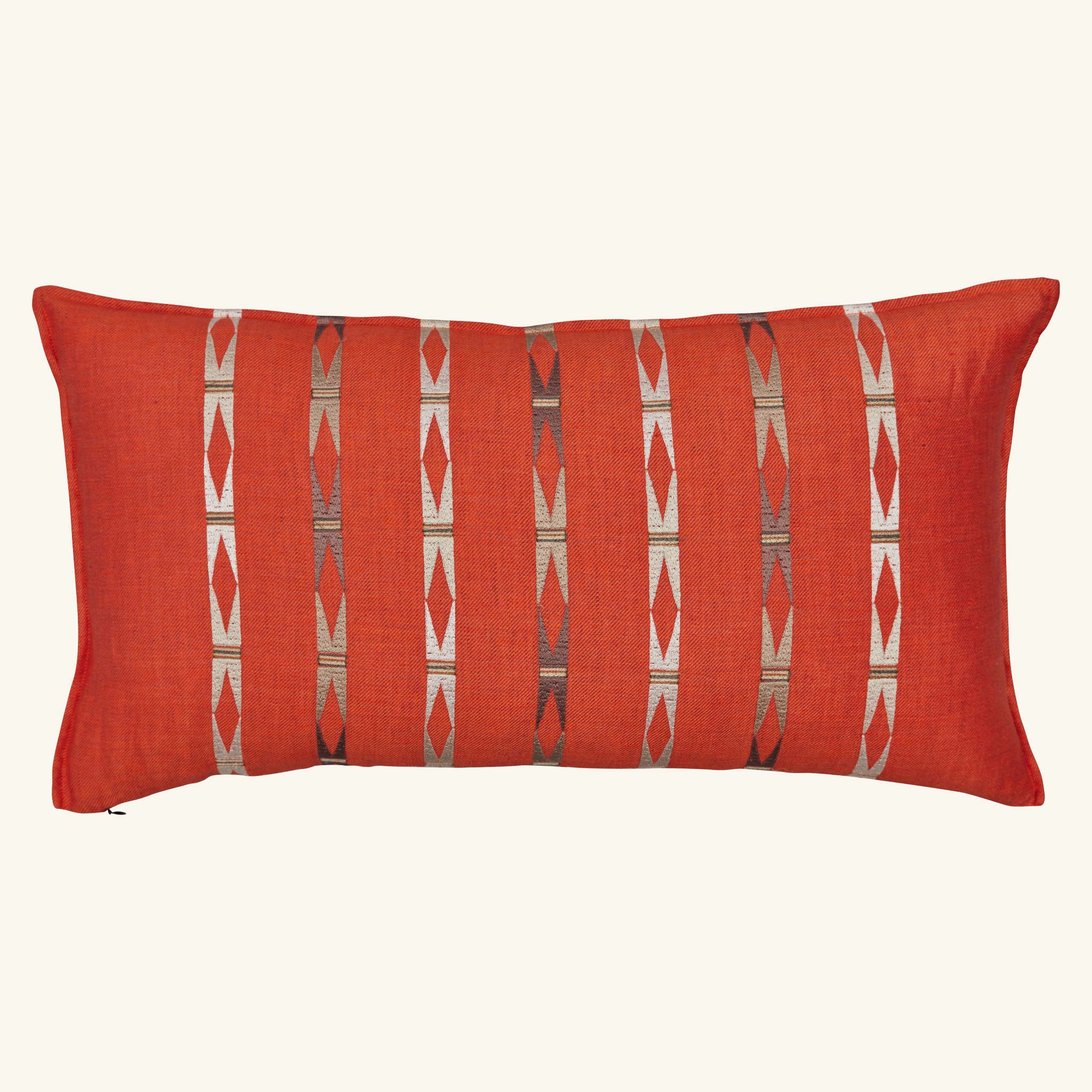 Seconds Sale Laramie Stripe Vermilion Pillow