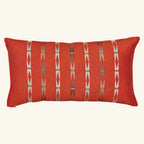 Seconds Sale Laramie Stripe Vermilion Pillow