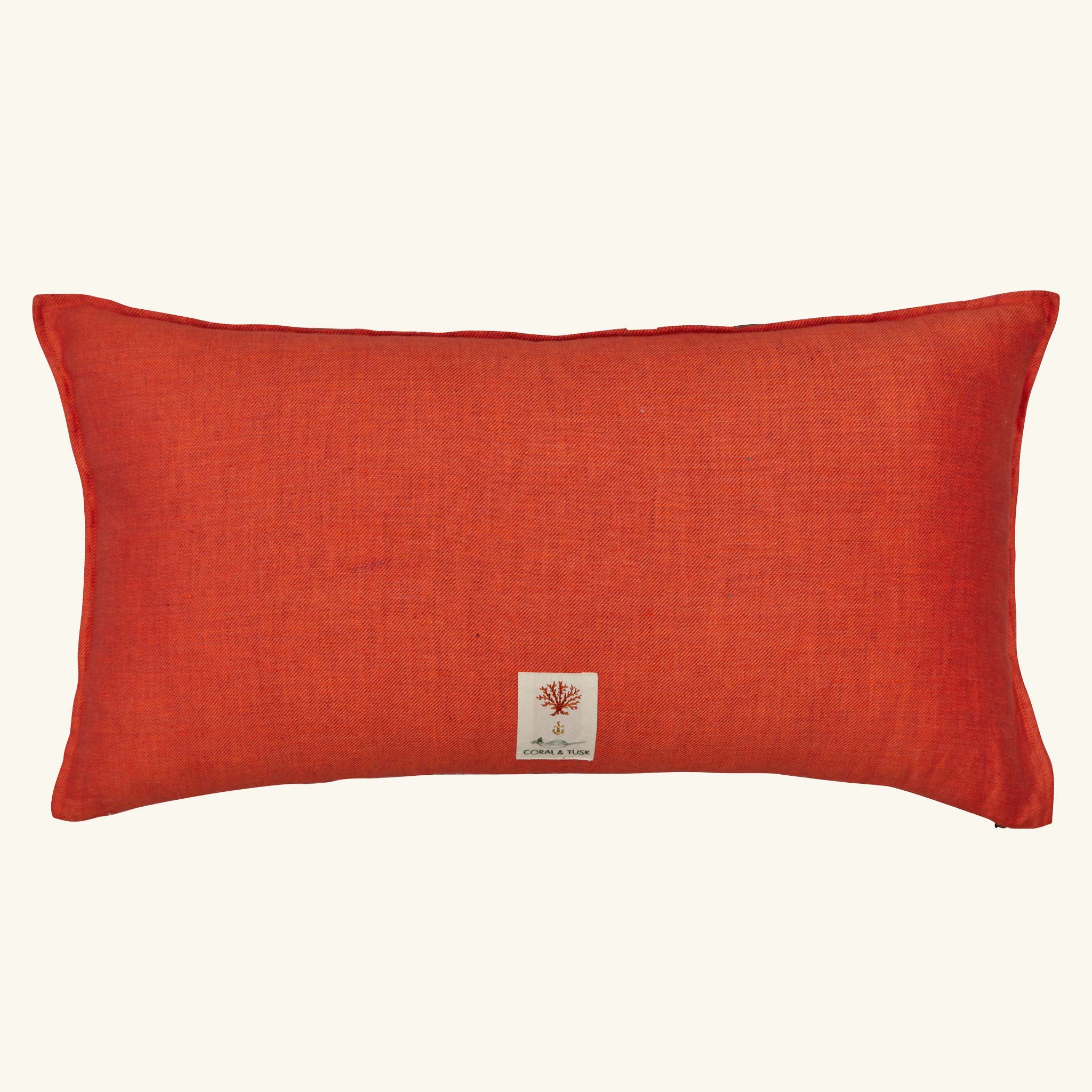 Seconds Sale Laramie Stripe Vermilion Pillow