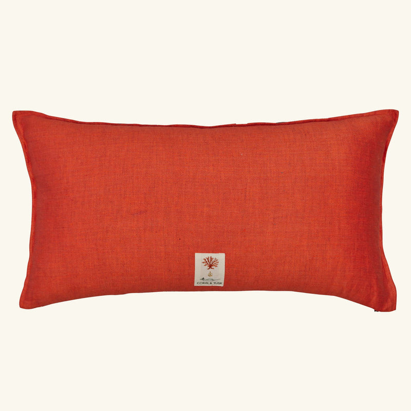 Seconds Sale Laramie Stripe Vermilion Pillow