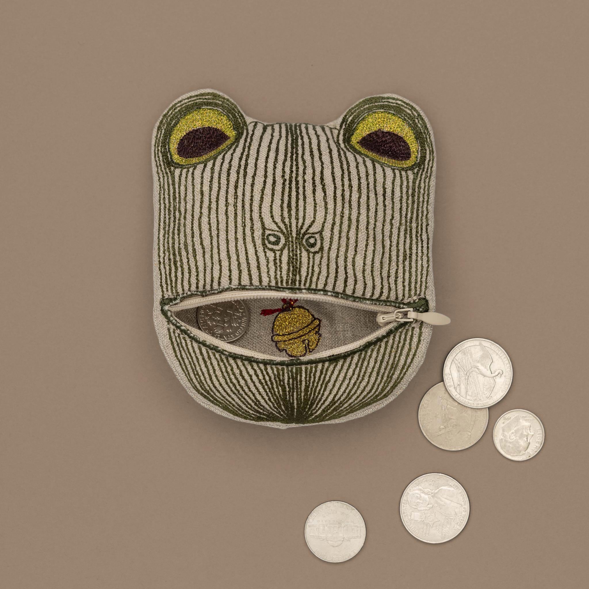 Lucky Frog with Bell Pouch | Coral & Tusk Lucky Frog with Bell Pouch | Coral & Tusk