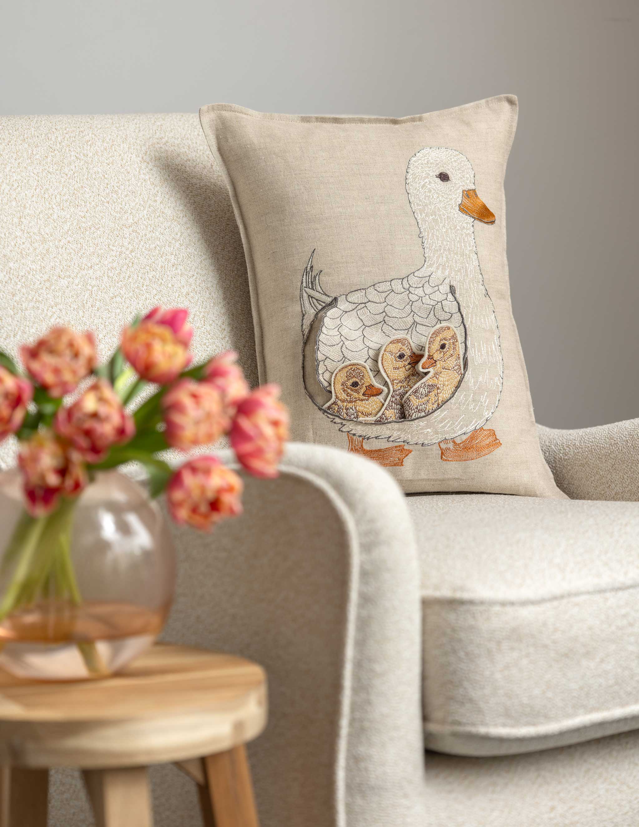 Mama Duck Pocket Pillow