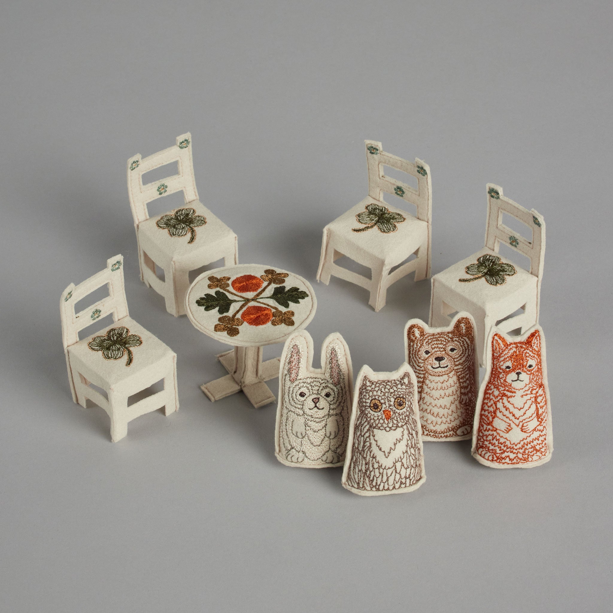 Mushroom House and Woodland Guests – Coral & Tusk