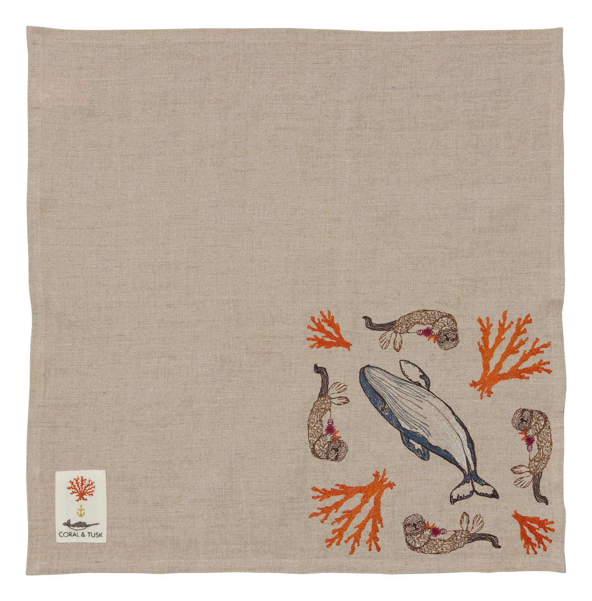 新着商品 & コーラル | Napkin Dinner Forest Coral タスク Tusk & Coral – テーブル用品