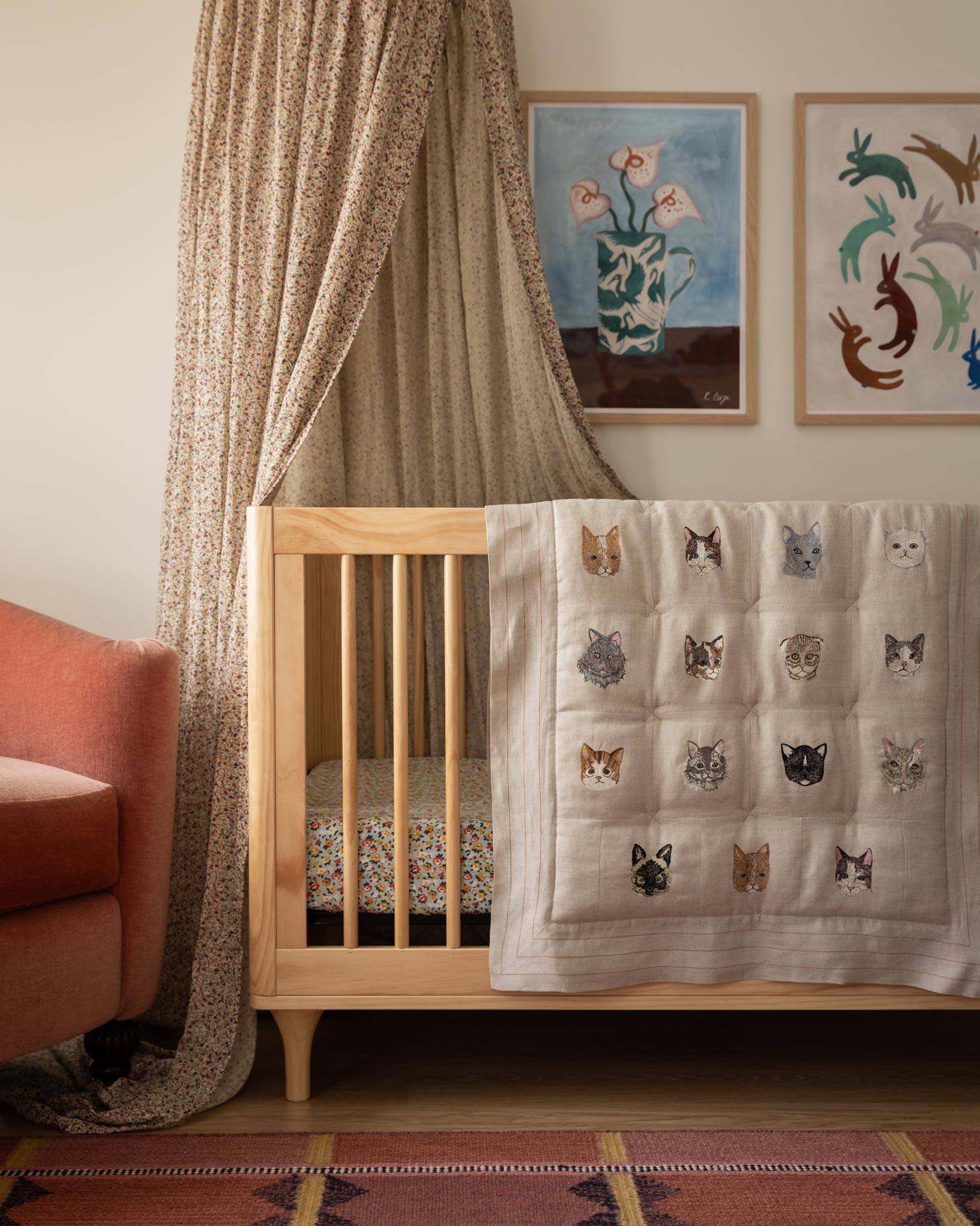 Cats Quilt | Coral & Tusk