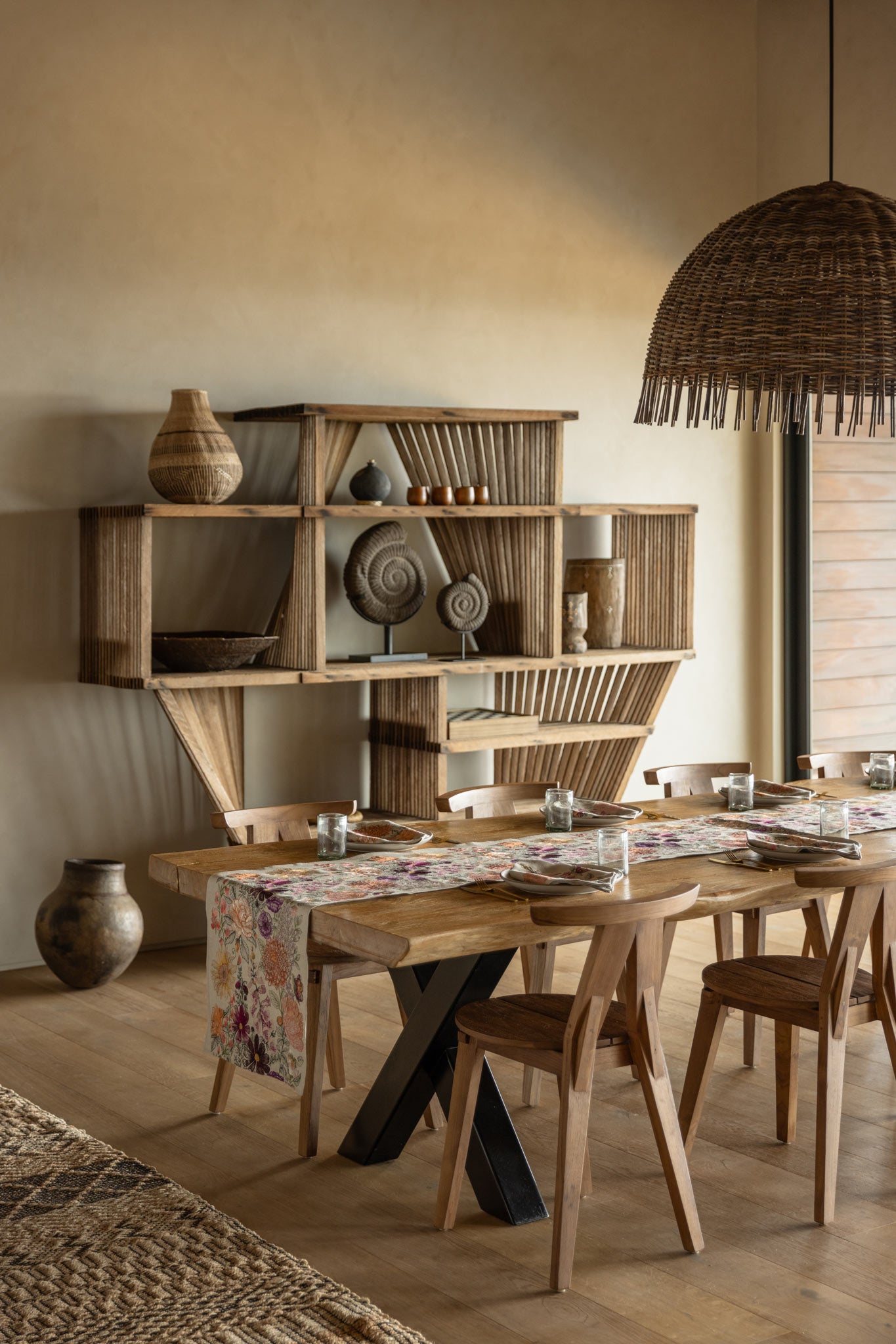 Paradise Garden Table Runner